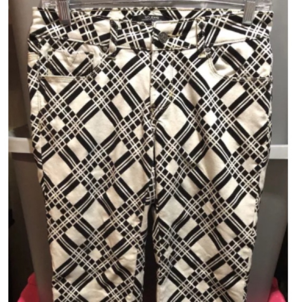 VO Virgin Only Womens Black & White Jeans Size 28